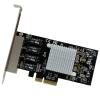 Síťová karta 4portový, typ sběrnice: PCIe 1000Mbps ST4000SPEXI RJ45 StarTech.com