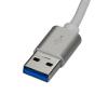StarTech.com Adaptér USB na Ethernet 190.5 mm Černá 1000Mbps