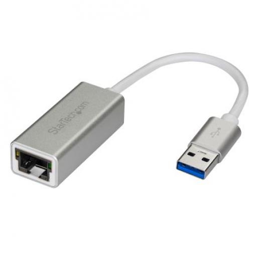 StarTech.com Adaptér USB na Ethernet 190.5 mm Černá 1000Mbps