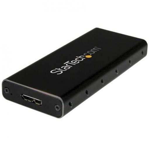StarTech.com Pouzdro pro pevný disk M.2 SATA Hliník USB 3.1