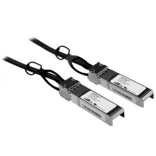 StarTech.com Vysílač-přijímač, SFP, Měď, 10Gbps, přenosová vzdálenost: 2 m, rychlost přenosu dat: 10 Gbps