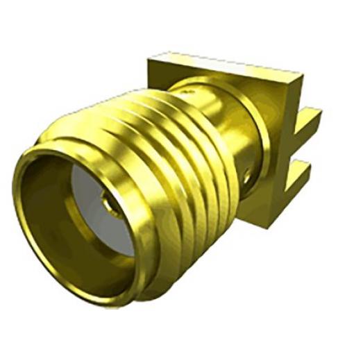 Samtec Koaxiální konektor, řada: SMA Vnitřní, 50 Ω, orientace těla: Rovný, Hranice Konektor SMA Pájecí, 20GHz 125 °C -65