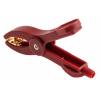 Mueller Electric Svorka Kelvin, otevření čelistí: 25 mm 50A, Nylon, Červená