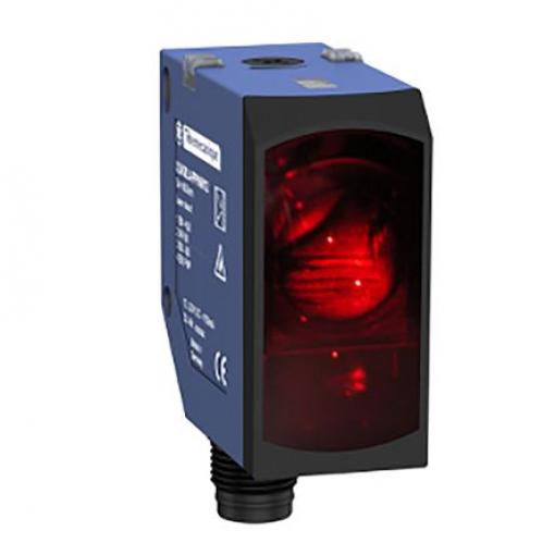 Telemecanique Sensors Fotoelektrický snímač, řada: XUK Laserové světlo Kompaktní Šroub, výstup: PnP Potlačení pozadí