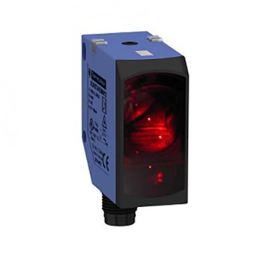 Telemecanique Sensors Fotoelektrický snímač, řada: XUK Laserové světlo Kompaktní Šroub, výstup: NPN/PNP Potlačení pozadí