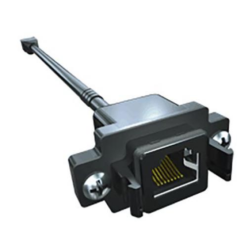 Samtec Konektor RJ45, řada: RPCE Vnitřní, počet cest: 1, Rovný, Montáž do panelu Fosforový bronz, počet portů: 1portový