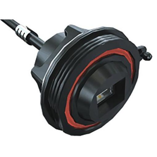 Samtec Konektor USB, řada: SCRUS Vnitřní, počet portů: 1portový, orientace těla: Rovný USB typu A, Panel, IP68, materiál