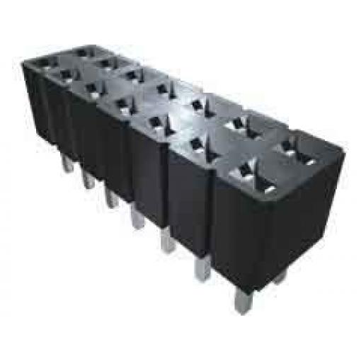 Patice PCB, řada: SLW, orientace těla: Rovný, rozteč: 2.54 mm Deska-deska, počet kontaktů: 30, počet řad: 2, Průchozí