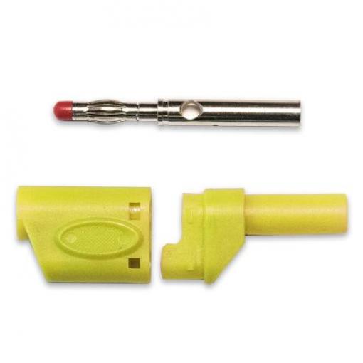 Mueller Electric Banánek, 4 mm, 60V, 20A, Žlutá, Vnější Pájecí, materiál kontaktu: Slitina berylia a mědi, délka: 53 mm