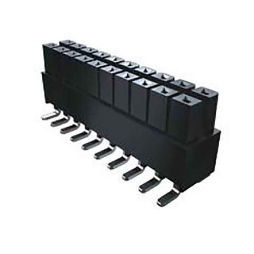 Patice PCB, řada: IPS1, orientace těla: Rovný, rozteč: 2.54 mm Deska-deska, počet kontaktů: 20, počet řad: 2, Průchozí