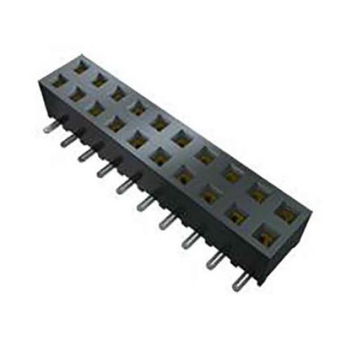 Patice PCB, řada: SMM, orientace těla: Rovný, rozteč: 2 mm Deska-deska, počet kontaktů: 20, počet řad: 2, Povrch Vysoce