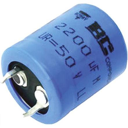 Kondenzátor, řada: 056 PSM-SI 10000 μF ±20 % 47mΩ 16V dc, Zacvakávací montáž Vishay