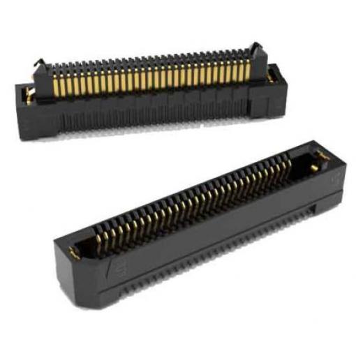 Patice PCB, řada: ASP, orientace těla: Rovný, rozteč: 0.8 mm Deska-deska, počet kontaktů: 50, počet řad: 2, Povrch