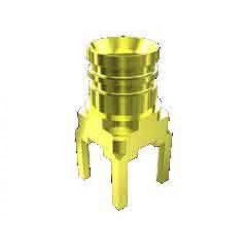 Samtec Koaxiální konektor, řada: MMCX7 Vnitřní, 75 Ω, orientace těla: Rovný, Průchozí otvor Konektor MCX Pájecí, 6GHz