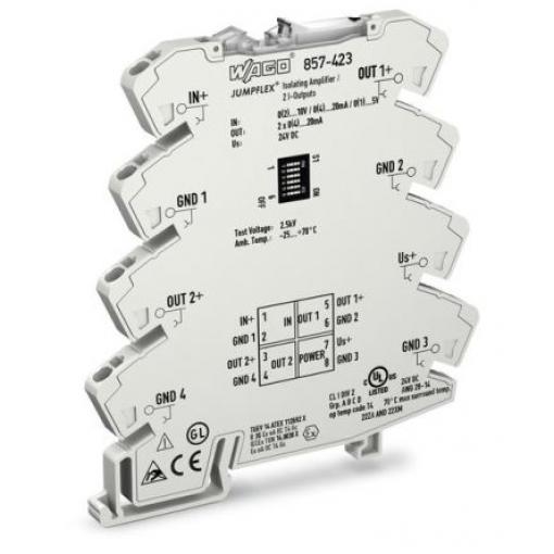 Převodník signálu, řada: Jumpflex Proud/napětí IECEx/ATEX Proud, počet kanálů: 2 WAGO 24 V dc