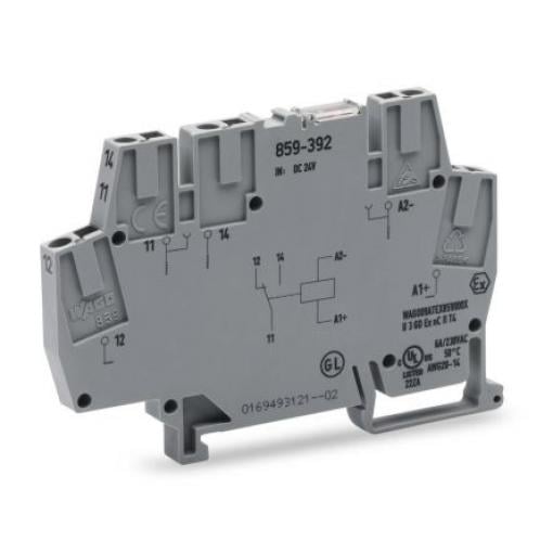 WAGO Relé rozhraní 24 V dc SPDT Lišta DIN 859 10 mA