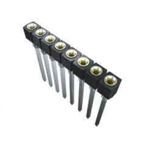 Patice PCB, řada: SS, orientace těla: Rovný, rozteč: 2.54 mm Deska-deska, počet kontaktů: 20, počet řad: 1, Průchozí