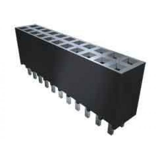 Patice PCB, řada: SSW, orientace těla: Rovný, rozteč: 2.54 mm Deska-deska, počet kontaktů: 40, počet řad: 2, Povrch