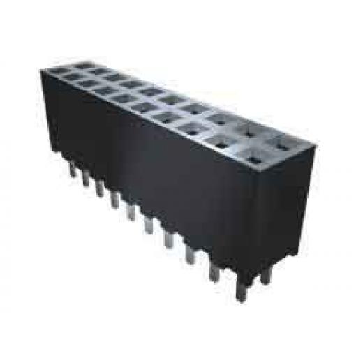 Patice PCB, řada: SQW, orientace těla: Rovný, rozteč: 2 mm Deska-deska, počet kontaktů: 40, počet řad: 2, Průchozí otvor