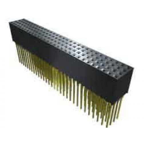 Patice PCB, řada: PTHF, orientace těla: Rovný, rozteč: 2 mm Deska-deska, počet kontaktů: 520, počet řad: 4, Průchozí