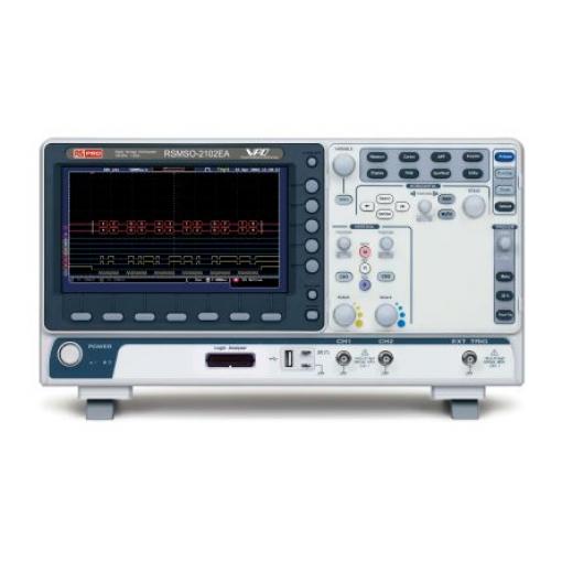 Osciloskop, řada: RSMSO-2000E Pracovní stůl 100 MHz 16 kanálový, typ displeje: WVGA 10 Mpts, USB RS PRO 120000 per sec