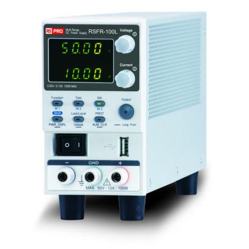 RS PRO Napájecí zdroj stolice Digitální, počet výstupů: 5výstupový 50V 10 A 100 W