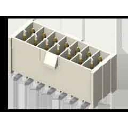 Samtec Konektor PCB, řada: IPL1, Vodič-deska, počet kontaktů: 8, počet řad: 2, rozteč: 2.54 mm, orientace těla: Rovný,