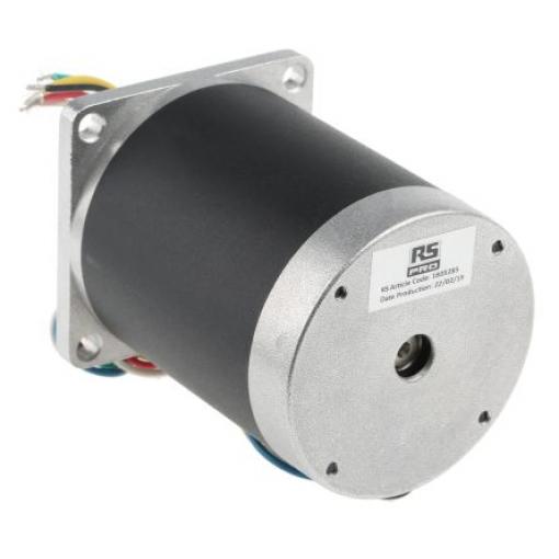 RS PRO Krokový motor 1.25Nm 2.8V 1.8 ° 56.4 x 56.4 mm 6.35 mm