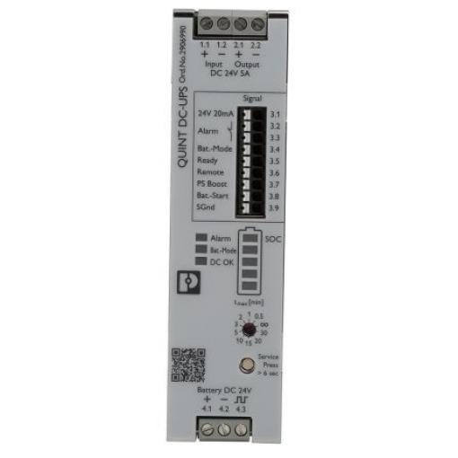 Phoenix Contact Nepřerušitelný napájecí zdroj Lišta DIN, vstupní: 18V dc, 30 V dc, výstup: 18V dc, 32 V dc 240 W QUINT