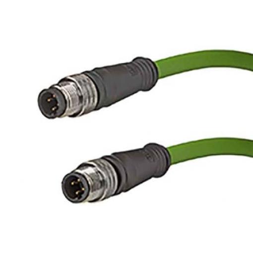 Kabel ovladače snímače, A: Vnější, A: Rovný 4, B: M12, B: Vnější, 30V 4, IP67, řada: 120108 Molex 5 m