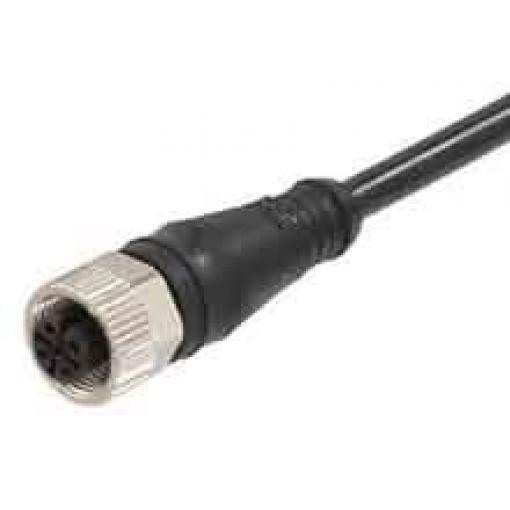 Kabel ovladače snímače, A: Vnitřní, A: M12 4, B: Bez koncovky, 250V, IP67, řada: 120069 Molex 5 m