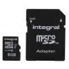 MicroSD 8 GB MicroSDXC Integral Memory Třída 10 60 °C 0 °C
