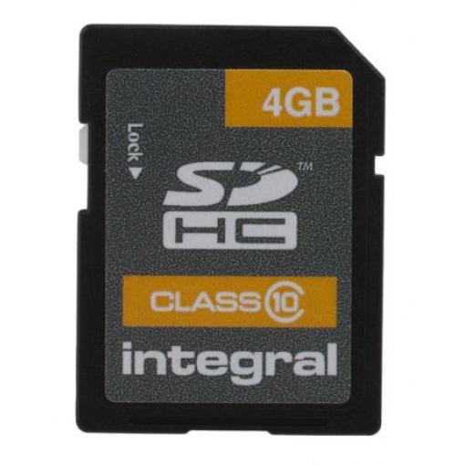 Karta SD 4 GB SDHC HC Integral Memory Třída 10 0 °C 0 °C 200x