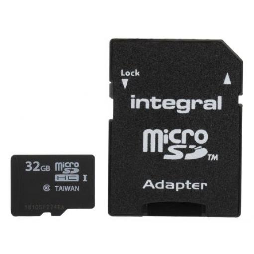 MicroSD 32 GB MicroSDHC Integral Memory Třída 10 60 °C 0 °C