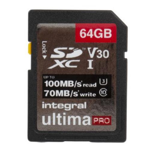 64 Gb SDXC XC Integral Memory, řada: ultimaPRO