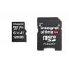 MicroSD 128 GB MicroSDXC Integral Memory Třída 10, UHS 1 U3 70 °C -25 °C