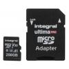 MicroSD 256 GB MicroSDXC Integral Memory Třída 10, UHS 1 U3 70 °C -25 °C