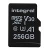 MicroSD 256 GB MicroSDXC Integral Memory Třída 10, UHS 1 U3 70 °C -25 °C