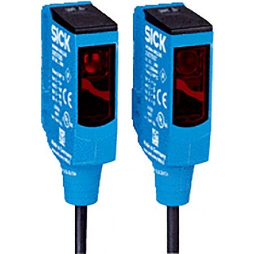 SICK Fotoelektrický snímač, řada: W9-3 LED Blok Drátový kabel, výstup: PnP Jednocestný IP69K, IP67, IP66