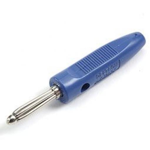 Deltron Banánek, 4 mm, 50V, 16A, Černá, Vnější Šroubová, materiál kontaktu: Mosaz, délka: 60 mm, pokovení kontaktu: