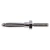RS PRO Banánkový konektor, 4 mm, 50V, 16A, Stříbrná, Vnější Bočník, materiál kontaktu: Mosaz, délka: 40.3 mm, pokovení