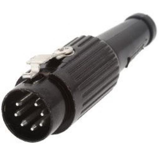 Zástrčka DIN, počet kontaktů: 5, Samec, 34 V AC/DC, číslo řady: 590, 2A DIN 41524, DIN 45322, DIN 45326, DIN 45327, DIN