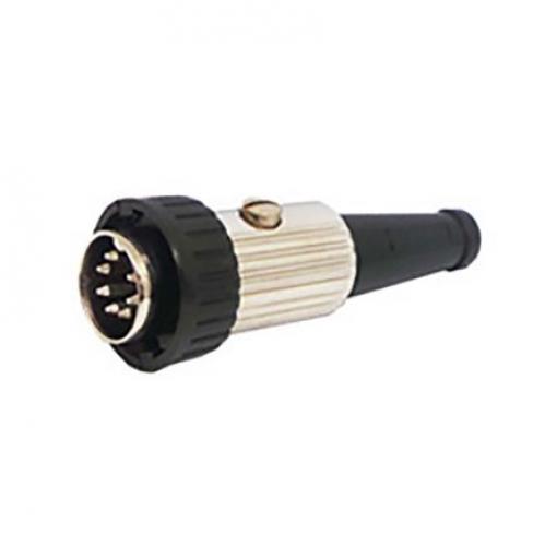 Deltron Zástrčka DIN, řada: 592, počet kontaktů: 7, velikost: Standard, 34 V ac/dc, orientace těla: Rovný 2A DIN 45327,