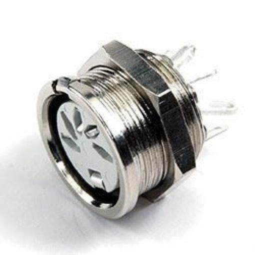 Deltron Zásuvka DIN, řada: 651, počet kontaktů: 5, velikost: Standard, 34 V ac/dc, orientace těla: Rovný 2A DIN 45322,