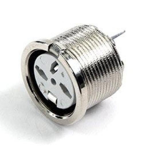 Deltron Zásuvka DIN, řada: 690, počet kontaktů: 5, velikost: Standard, 34 V ac/dc, orientace těla: Rovný 2A DIN 45322,