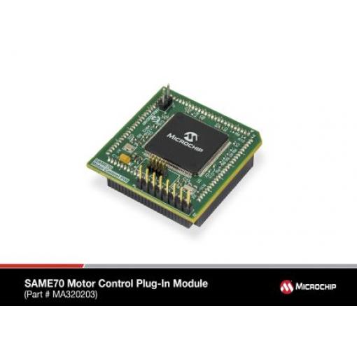 Vyhodnocovací deska Zásuvný modul řízení motoru ATSAME70 Regulátor motoru Microchip ATSAME70, pro použití s: MCHV-3,