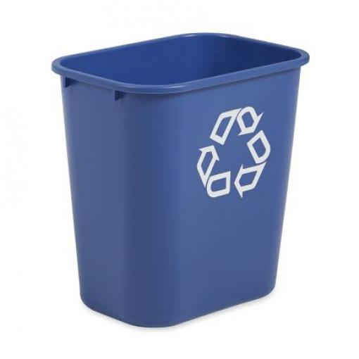 Rubbermaid Commercial Products Nádoba na odpad, Rubbermaid 27L, Modrá Polyetylen