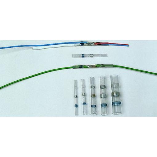 Pájecí spojka průměr kabelu 3.2 mm až 7 mm délka bužírky 42mm Polyolefin Průhledné TE Connectivity