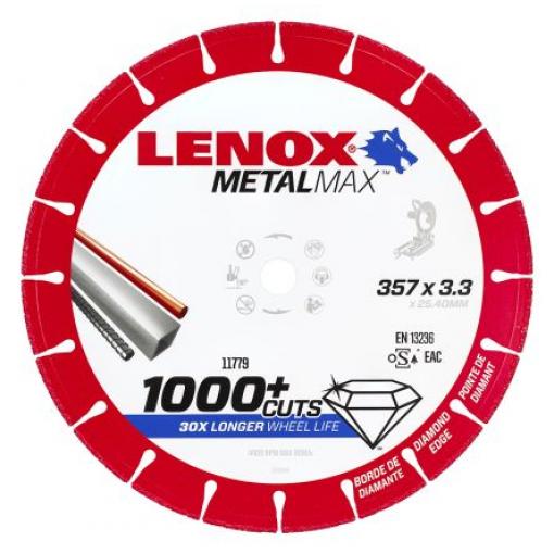 Brusný disk Oxid hlinitý zrnitost P80 357 mm Střední Lenox