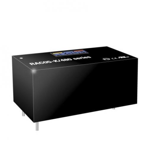 Spínaný napájecí zdroj, počet výstupů: 1 5V dc Montáž na plošný spoj 5 W RAC05-K/480 Recom 264V ac